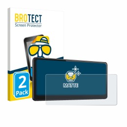 Face avant d’un emballage produit avec le logo de la marque BROTECT. À côté, l’appareil CarpodGo T3 Pro 8.9