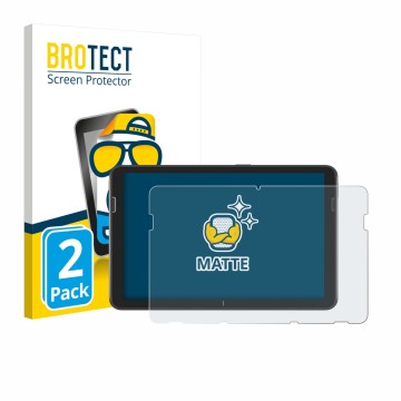 Parte frontale di una confezione del prodotto con il logo del marchio BROTECT. Accanto è raffigurato il dispositivo Zebra ET40