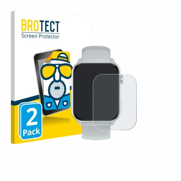 Vorderseite einer Produktverpackung mit dem Markenlogo BROTECT. Daneben ist das Gerät Blackview R30 Max mit dem zugehörigen Di