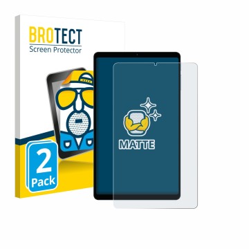 Parte frontale di una confezione del prodotto con il logo del marchio BROTECT. Accanto è raffigurato il dispositivo Teclast T5