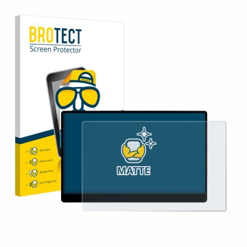 Parte frontale di una confezione del prodotto con il logo del marchio BROTECT. Accanto è raffigurato il dispositivo Sotsu Flip