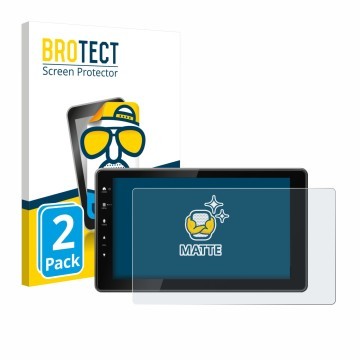 Face avant d’un emballage produit avec le logo de la marque BROTECT. À côté, l’appareil Kenwood DMX-F920DS est représenté avec