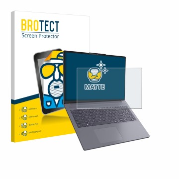 Vorderseite einer Produktverpackung mit dem Markenlogo BROTECT. Daneben ist das Gerät Lenovo IdeaPad Slim 3i Gen 11 16