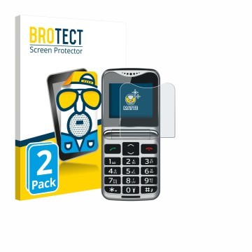Parte frontale di una confezione del prodotto con il logo del marchio BROTECT. Accanto è raffigurato il dispositivo bea-fon Fo