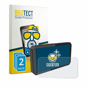 Front side of a product packaging with the brand logo BROTECT. Next to it is the device Innovv N1 Pro 5.99