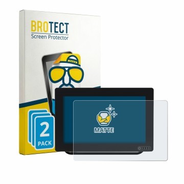 Vorderseite einer Produktverpackung mit dem Markenlogo BROTECT. Daneben ist das Gerät Raymarine Axiom+ 9 mit dem zugehörigen D