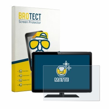 Vorderseite einer Produktverpackung mit dem Markenlogo BROTECT. Daneben ist das Gerät mit dem zugehörigen Displayschutz abgebi