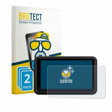 Parte frontale di una confezione del prodotto con il logo del marchio BROTECT. Accanto è raffigurato il dispositivo Atomos Nin