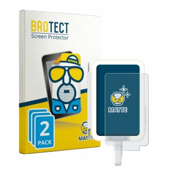 Face avant d’un emballage produit avec le logo de la marque BROTECT. À côté, l’appareil Insta360 Snap est représenté avec la p