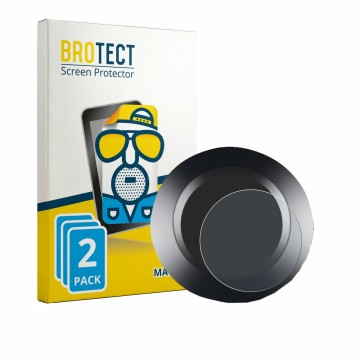 Front side of a product packaging with the brand logo BROTECT. Next to it is the device ZMCVOE Bike Computer shown with the co