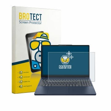 Front side of a product packaging with the brand logo BROTECT. Next to it is the device Lenovo IdeaPad Slim 3i Gen 11 15