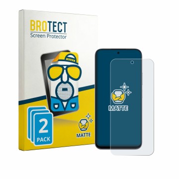 Parte frontale di una confezione del prodotto con il logo del marchio BROTECT. Accanto è raffigurato il dispositivo Oppo K14x 