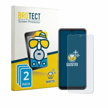 Vorderseite einer Produktverpackung mit dem Markenlogo BROTECT. Daneben ist das Gerät Sonim XP Pro E mit dem zugehörigen Displ