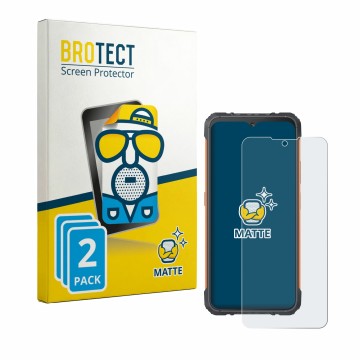 Parte frontale di una confezione del prodotto con il logo del marchio BROTECT. Accanto è raffigurato il dispositivo Cubot King