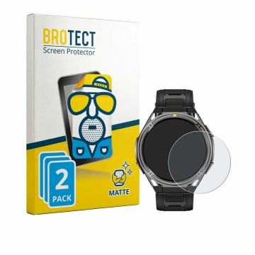 Parte frontal de un envase de producto con el logotipo de la marca BROTECT. Al lado se muestra el dispositivo Cubot GT5 con su