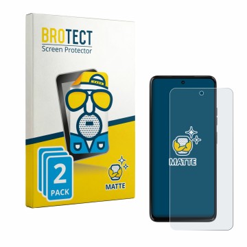 Face avant d’un emballage produit avec le logo de la marque BROTECT. À côté, l’appareil Motorola Moto G47 est représenté avec 