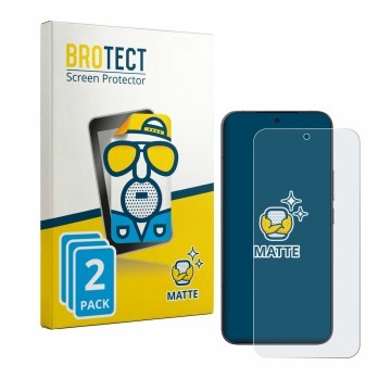 Vorderseite einer Produktverpackung mit dem Markenlogo BROTECT. Daneben ist das Gerät Xiaomi 17T Pro mit dem zugehörigen Displ