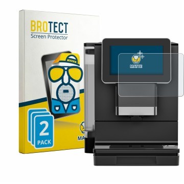 Parte frontale di una confezione del prodotto con il logo del marchio BROTECT. Accanto è raffigurato il dispositivo Nivona NIV