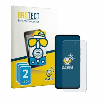 Face avant d’un emballage produit avec le logo de la marque BROTECT. À côté, l’appareil Tecno Pop X 5G est représenté avec la 