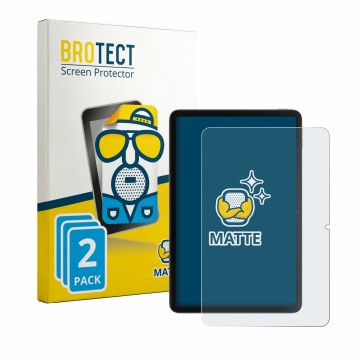 Parte frontale di una confezione del prodotto con il logo del marchio BROTECT. Accanto è raffigurato il dispositivo Xiaomi Red