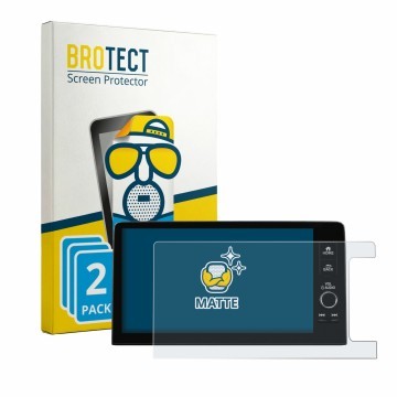Front side of a product packaging with the brand logo BROTECT. Next to it is the device Honda ZR-V 2023 CONNECT 9