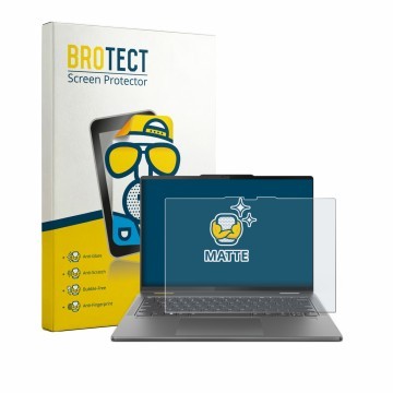 Parte frontale di una confezione del prodotto con il logo del marchio BROTECT. Accanto è raffigurato il dispositivo Lenovo Yog