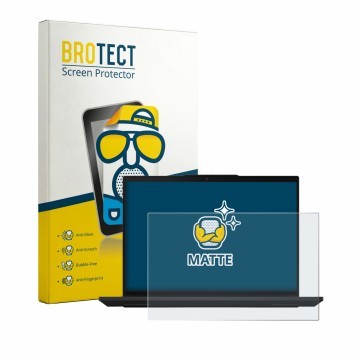 Parte frontale di una confezione del prodotto con il logo del marchio BROTECT. Accanto è raffigurato il dispositivo Lenovo Thi