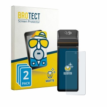 Parte frontal de un envase de producto con el logotipo de la marca BROTECT. Al lado se muestra el dispositivo Brainsport myPAD