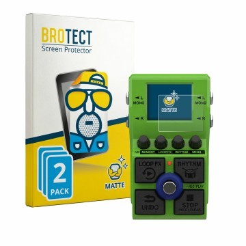 Face avant d’un emballage produit avec le logo de la marque BROTECT. À côté, l’appareil Zoom MS-90LP Plus est représenté avec 