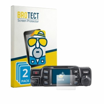 Face avant d’un emballage produit avec le logo de la marque BROTECT. À côté, l’appareil Albrecht AE 5900 Mini est représenté a