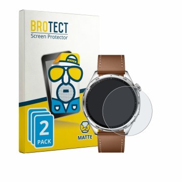 Vorderseite einer Produktverpackung mit dem Markenlogo BROTECT. Daneben ist das Gerät Honor Watch 6 mit dem zugehörigen Displa
