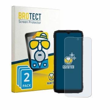 Vorderseite einer Produktverpackung mit dem Markenlogo BROTECT. Daneben ist das Gerät Doogee Blade 10 Energy mit dem zugehörig