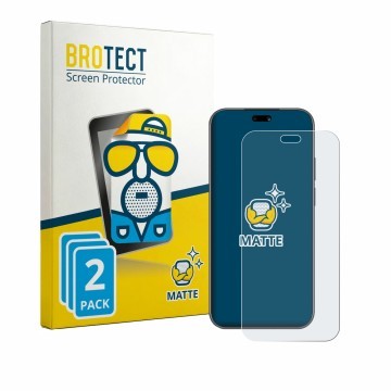 Front side of a product packaging with the brand logo BROTECT. Next to it is the device Huawei Nova 16 Pro shown with the corr