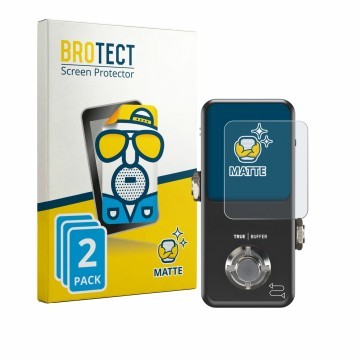Face avant d’un emballage produit avec le logo de la marque BROTECT. À côté, l’appareil TC Electronic POLYTUNE 3 Noir est repr