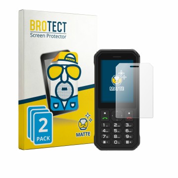Parte frontale di una confezione del prodotto con il logo del marchio BROTECT. Accanto è raffigurato il dispositivo AGM M11 co