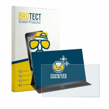 Face avant d’un emballage produit avec le logo de la marque BROTECT. À côté, l’appareil Yodoit PTM17 17.3