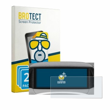 Parte frontal de un envase de producto con el logotipo de la marca BROTECT. Al lado se muestra el dispositivo MG S5 EV ZS3E 20