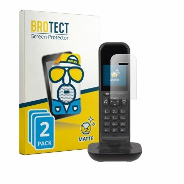Parte frontale di una confezione del prodotto con il logo del marchio BROTECT. Accanto è raffigurato il dispositivo Gigaset CL