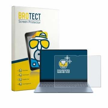 Vorderseite einer Produktverpackung mit dem Markenlogo BROTECT. Daneben ist das Gerät Samsung Galaxy Book6 Edge 16