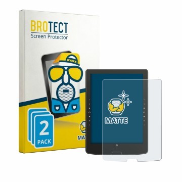 Face avant d’un emballage produit avec le logo de la marque BROTECT. À côté, l’appareil inkBOOK Solaris est représenté avec la