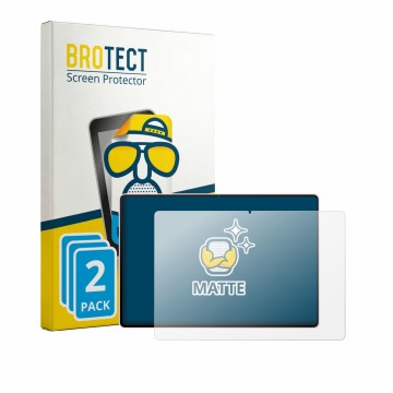 Front side of a product packaging with the brand logo BROTECT. Next to it is the device Huawei MatePad Air 2026 shown with the