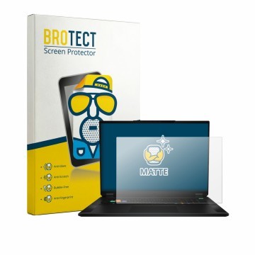 Parte frontale di una confezione del prodotto con il logo del marchio BROTECT. Accanto è raffigurato il dispositivo MSI Stealt