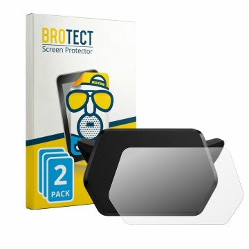 Parte frontale di una confezione del prodotto con il logo del marchio BROTECT. Accanto è raffigurato il dispositivo Navee XT5 