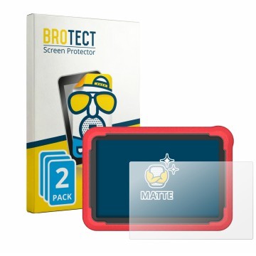 Vorderseite einer Produktverpackung mit dem Markenlogo BROTECT. Daneben ist das Gerät Launch X431 PROS V5.0 mit dem zugehörige