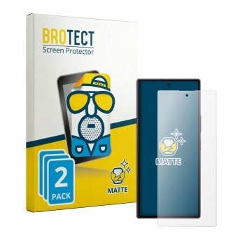 Vorderseite einer Produktverpackung mit dem Markenlogo BROTECT. Daneben ist das Gerät Samsung Galaxy Z Fold 8 Ultra mit dem zu