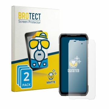 Parte frontale di una confezione del prodotto con il logo del marchio BROTECT. Accanto è raffigurato il dispositivo Blackview 