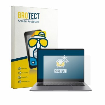 Vorderseite einer Produktverpackung mit dem Markenlogo BROTECT. Daneben ist das Gerät ASUS ExpertBook PM3 mit dem zugehörigen 
