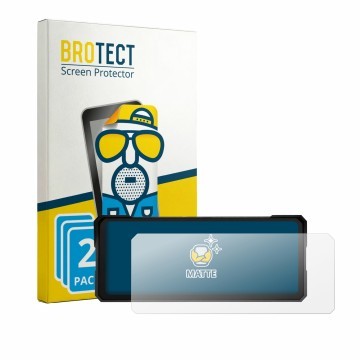 Face avant d’un emballage produit avec le logo de la marque BROTECT. À côté, l’appareil Jansite MT36 8.1