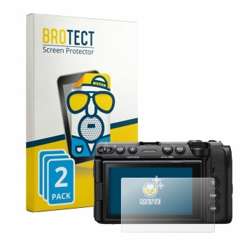 Parte frontale di una confezione del prodotto con il logo del marchio BROTECT. Accanto è raffigurato il dispositivo Sony Cinem