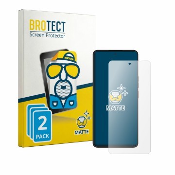 Parte frontale di una confezione del prodotto con il logo del marchio BROTECT. Accanto è raffigurato il dispositivo Volla Phon
